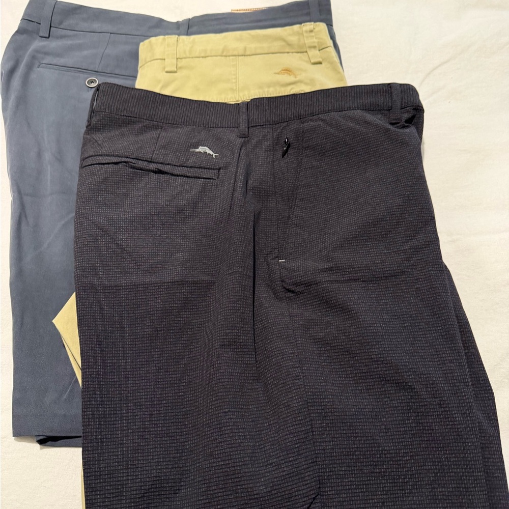 Tommy Bahama Men's Shorts - Black, Gray, Tan 38